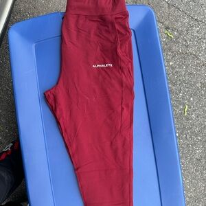 Alphalete Red Joggers